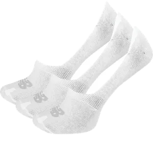 Medias Cortas New Balance Performance Cotton Unseen Liner 3 Pack Blanco